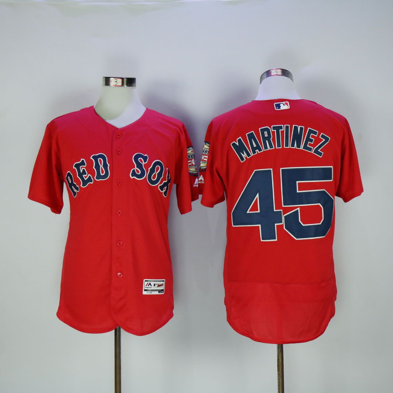 Men Boston Red Sox #45 Martinez Red Elite MLB Jerseys->boston red sox->MLB Jersey